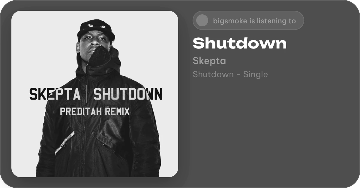 Skepta - Shutdown