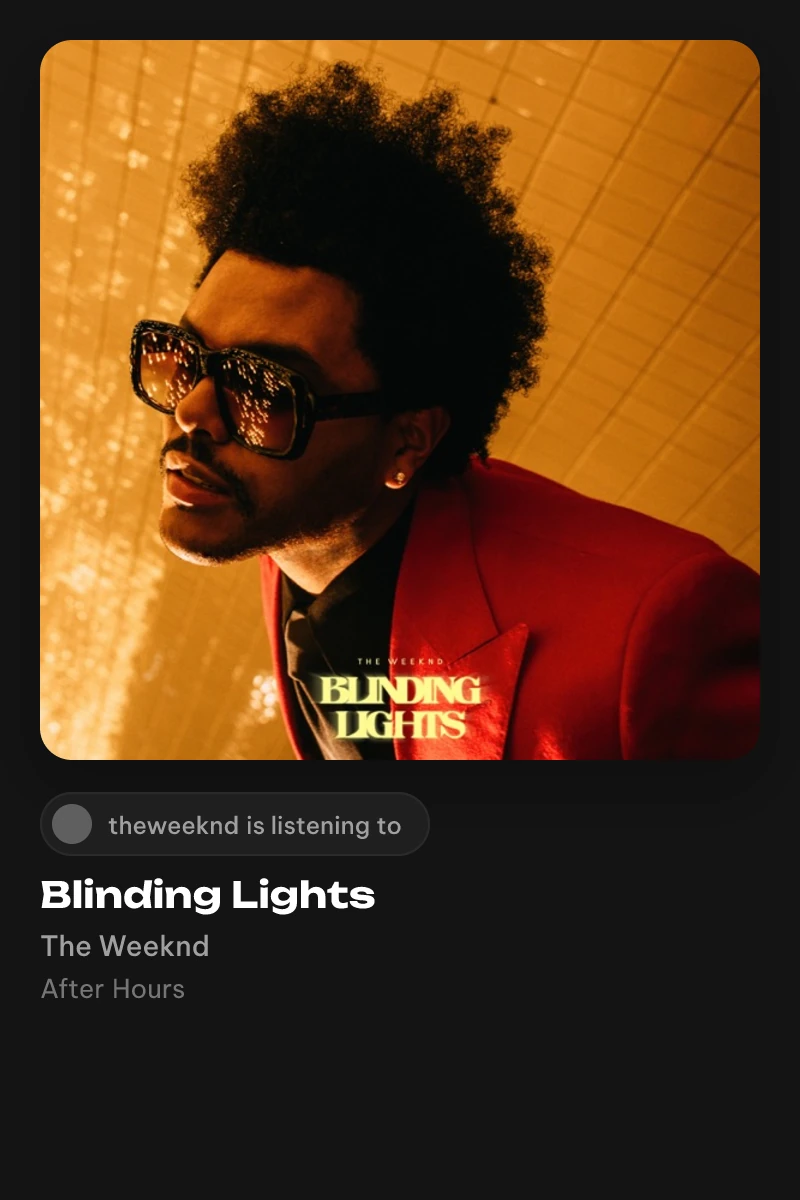 The Weeknd - Blinding Lights